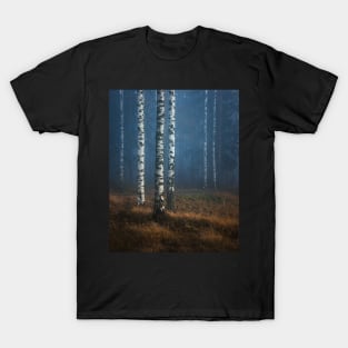 Foggy autumn forest T-Shirt